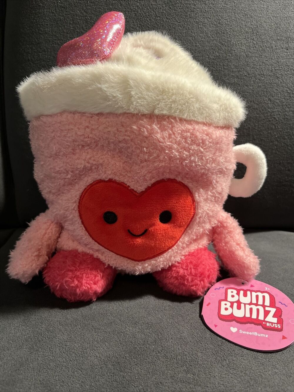 BumBumz Meghan The Love Mug Valentine’s SweetBumz Plush NEW